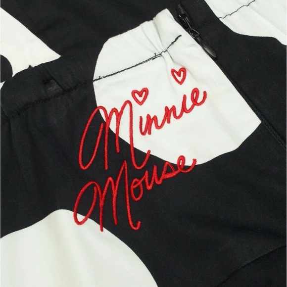 DISNEY PARK THE DRESS SHOP BLACK & WHITE POLKA DOT MINNIE MOUSE DRESS NEW WDW - Picture 10 of 15